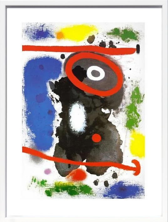 【ライセンスプリント】ジョアン ミロ 絵画 ポスター モダン アート 絵 複製画 版画 作品 リトグラフ シルクスクリーン アートパネル アートポスター アートフレーム インテリア フレーム付き 抽象画 壁掛け 北欧 おしゃれ 大きいジョアン・ミロ Head