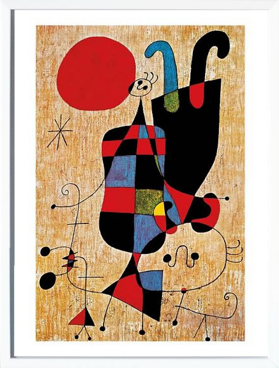 【ライセンスプリント】ジョアン ミロ 絵画 ポスター モダン アート 絵 複製画 版画 作品 リトグ