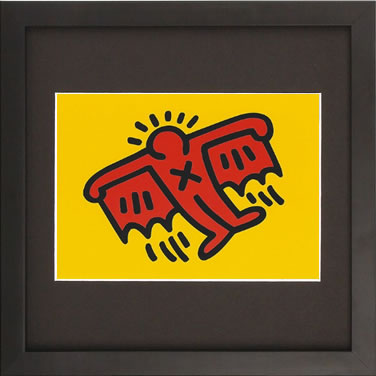 キース ヘリング ポスター 絵画 作品 グッズ アートパネル アートポスター ポップ アート 絵 複製画 版画 リトグラフ シルクスクリーン アートフレーム インテリア フレーム付き 壁掛け 北欧 おしゃれキース・ヘリング Untitled 1990