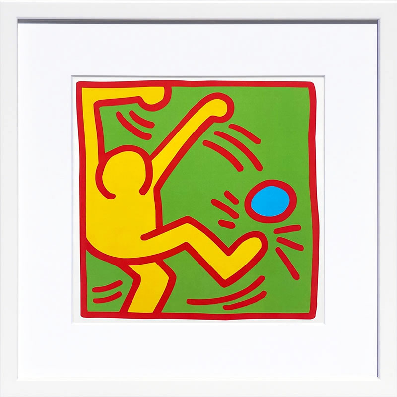 キース ヘリング ポスター 絵画 作品 グッズ アートパネル アートポスター ポップ アート 絵 複製画 版画 リトグラフ シルクスクリーン アートフレーム インテリア フレーム付き 壁掛け 北欧 おしゃれキース・ヘリング KH13