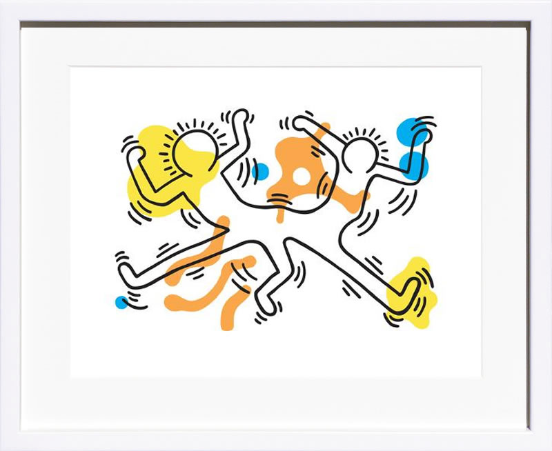キース ヘリング ポスター 絵画 作品 グッズ アートパネル アートポスター ポップ アート 絵 複製画 版画 リトグラフ シルクスクリーン アートフレーム インテリア フレーム付き 壁掛け 北欧 おしゃれキース・ヘリング Untitled Pop Art