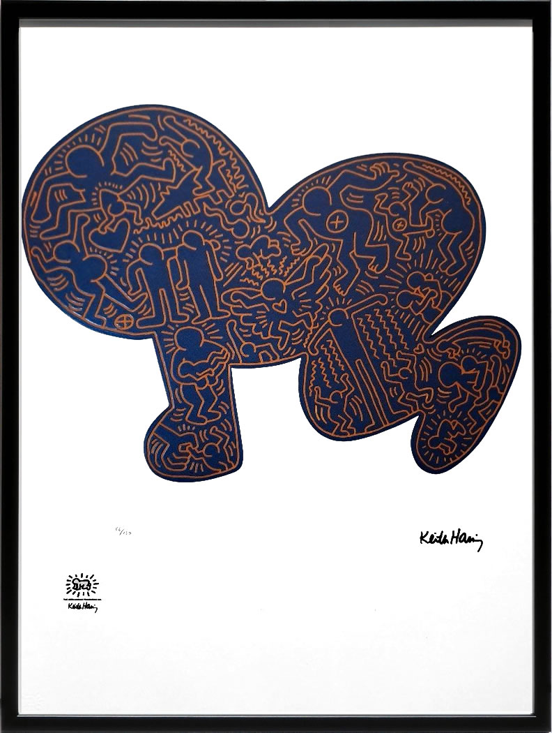 キース ヘリング ポスター 絵画 作品 グッズ アートパネル アートポスター ポップ アート 絵 複製画 版画 リトグラフ シルクスクリーン アートフレーム インテリア フレーム付き 壁掛け 北欧 おしゃれキース・ヘリング Baby