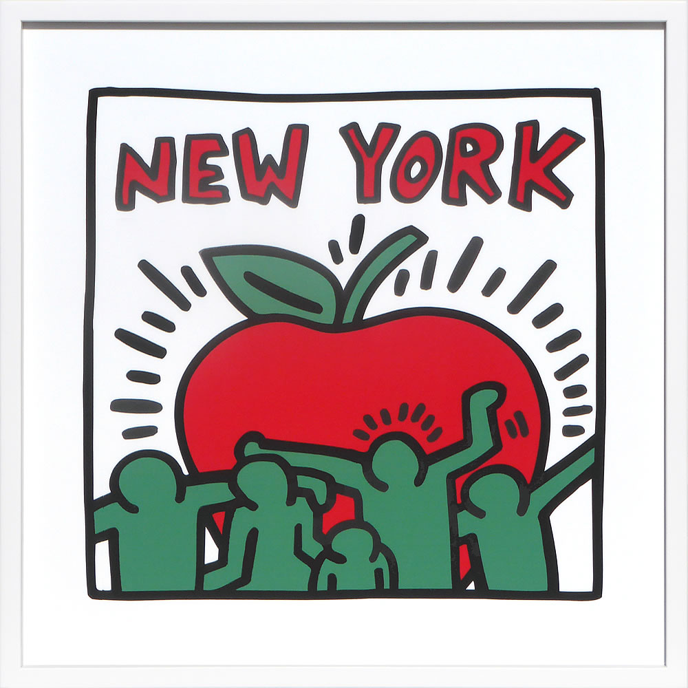 キース ヘリング ポスター 絵画 作品 グッズ アートパネル アートポスター ポップ アート 絵 複製画 版画 リトグラフ シルクスクリーン アートフレーム インテリア フレーム付き 壁掛け 北欧 おしゃれキース・ヘリング Untitled Pop Art - New York