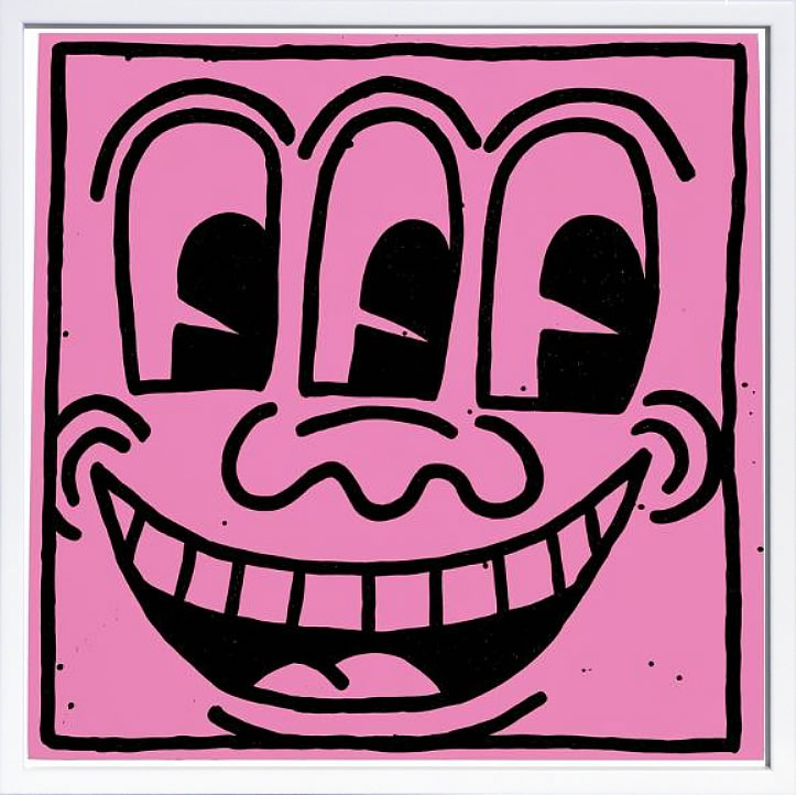 キース ヘリング ポスター 絵画 作品 グッズ アートパネル アートポスター ポップ アート 絵 複製画 版画 リトグラフ シルクスクリーン アートフレーム インテリア フレーム付き 壁掛け 北欧 おしゃれキース・ヘリング Untitled, 1981