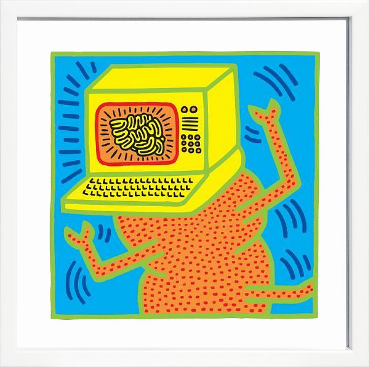 キース ヘリング ポスター 絵画 作品 グッズ アートパネル アートポスター ポップ アート 絵 複製画 版画 リトグラフ シルクスクリーン アートフレーム インテリア フレーム付き 壁掛け 北欧 おしゃれキース・ヘリング Untitled Pop Art