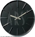 壁掛け時計 掛け時計 ウォールクロック Lemnos レムノス アズミ edge clock ブラック 電波時計ではありません おしゃれ シンプル 北欧 モダン...