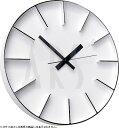壁掛け時計 掛け時計 ウォールクロック Lemnos レムノス アズミ edge clock ホワイト 電波時計ではありません おしゃれ シンプル 北欧 モダン...