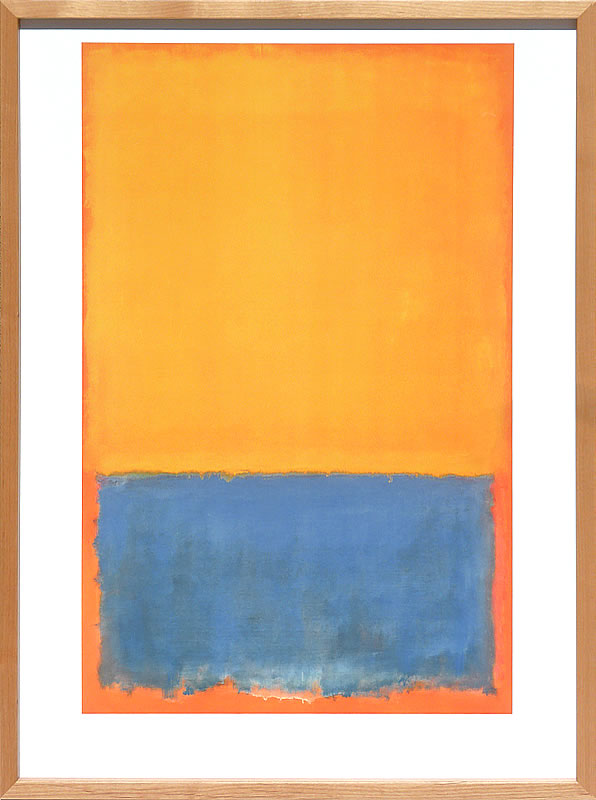 マーク ロスコ ポスター Mark Rothko アートパネル モダン 北欧 玄関 絵画 アート ポスター インテリア オシャレ パネル 特大 大きい フレーム付き アートフレーム インテリアアートパネル おしゃれ モダンアート 抽象画マーク ロスコ Yellow, Blue, Orange, 1955