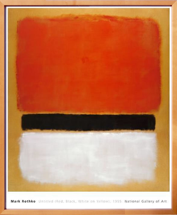 マーク・ロスコ ポスター Mark Rothko アートパネル モダン 北欧 玄関 絵画 アート ポスター インテリア オシャレ パネル 特大 大きい フレーム付き アートフレーム インテリアアートパネル おしゃれ モダンアート 抽象画マーク・ロスコ Untitled Red,Black,White,Yellow