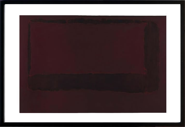 【ライセンスプリント】マーク ロスコ ポスター 絵画 アートパネル モダン アート 絵 複製画 版画 抽象画 作品 リトグラフ シルクスクリーン アートフレーム インテリア フレーム付き 壁掛け 北欧 おしゃれ 大きいマーク・ロスコ Mural,Section 5