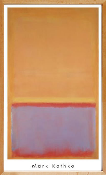 樂天商城 - マーク ロスコ ポスター 絵画 絵 アートパネル アートポスター モダン アート 複製画 版画 リトグラフ シルクスクリーン 絵画インテリア フレーム付き 北欧 おしゃれマーク・ロスコ Untitled, 1954