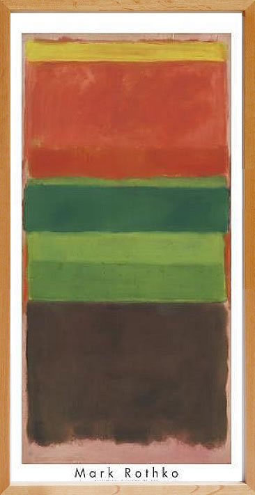 樂天商城 - マーク ロスコ ポスター 絵画 絵 アートパネル アートポスター モダン アート 複製画 版画 リトグラフ シルクスクリーン 絵画インテリア フレーム付き 北欧 おしゃれマーク・ロスコ Untitled, 1949