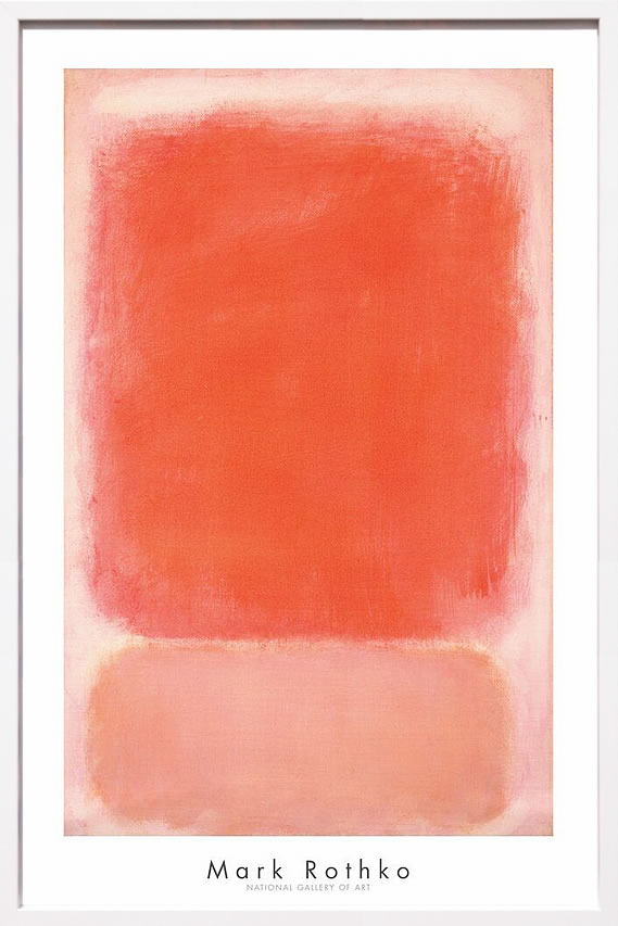 【ライセンスプリント】マーク ロスコ ポスター 絵画 アートパネル モダン アート 絵 複製画 版画 抽象画 作品 リトグラフ シルクスクリーン アートフレーム インテリア フレーム付き 壁掛け 北欧 おしゃれ 大きいマーク・ロスコ Red and Pink on Pink