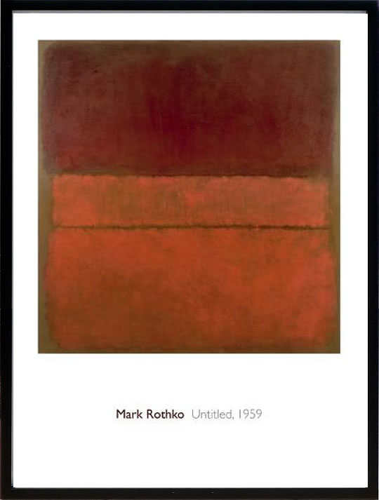 マーク・ロスコ ポスター Mark Rothko アートパネル モダン 北欧 玄関 絵画 アート ポスター インテリア オシャレ パネル 特大 大きい フレーム付き アートフレーム インテリアアートパネル おしゃれ モダンアート 抽象画マーク・ロスコ Untitled, 1959