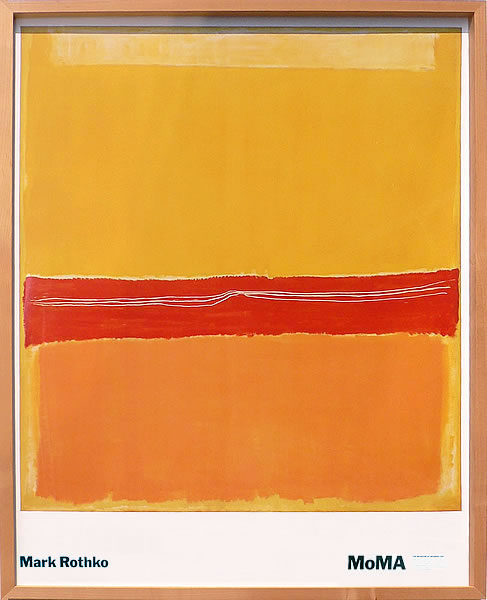 マーク・ロスコ ポスター Mark Rothko アートパネル モダン 北欧 玄関 絵画 アート ポスター インテリア オシャレ パネル 特大 大きい フレーム付き アートフレーム インテリアアートパネル おしゃれ モダンアート 抽象画マーク・ロスコ Number 5(Number 22)