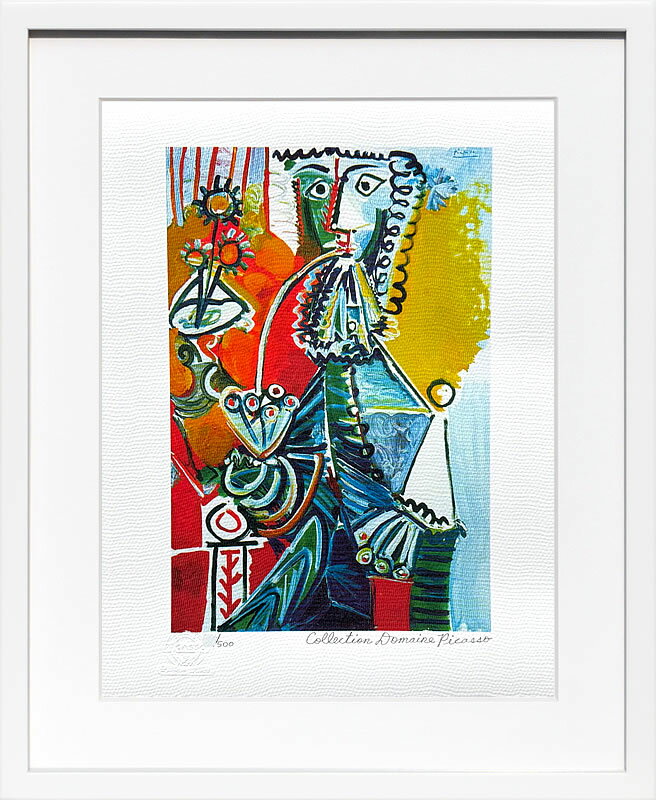 パブロ ピカソ 絵画 絵 ポスター アートパネル アートポスター モダン アート リトグラフ ゲルニカ 鳩 ドローイング 複製画 版画 作品 シルクスクリーン 絵画インテリア フレーム付き 壁掛け 北欧 おしゃれパブロ・ピカソ Musketeer with Pipe