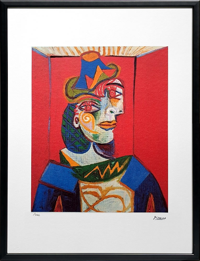 パブロ ピカソ 絵画 絵 ポスター アートパネル アートポスター モダン アート リトグラフ ゲルニカ 鳩 ドローイング 複製画 版画 作品 シルクスクリーン 絵画インテリア フレーム付き 壁掛け 北欧 おしゃれパブロ・ピカソ Dora Maar