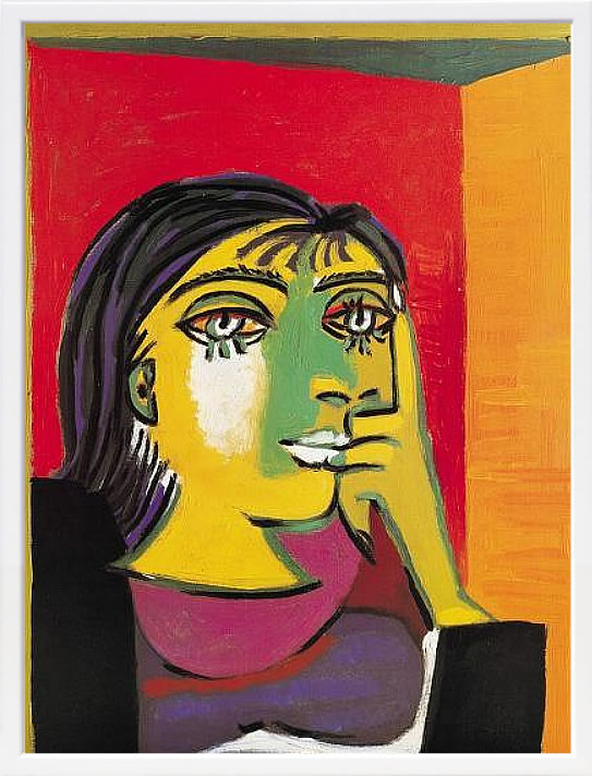 パブロ ピカソ 絵画 絵 ポスター アートパネル アートポスター モダン アート リトグラフ ゲルニカ 鳩 ドローイング 複製画 版画 作品 シルクスクリーン 絵画インテリア フレーム付き 壁掛け 北欧 おしゃれパブロ・ピカソ Portrait of Dora Maar