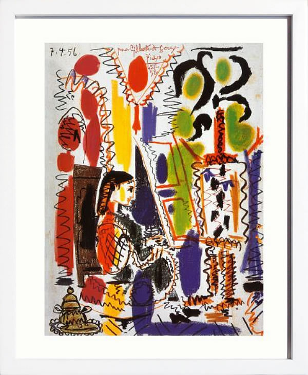 【ライセンスプリント】パブロ ピカソ ポスター リトグラフ 絵 絵画 複製画 版画 アートパネル アートポスター 絵画インテリア 平和の鳩 花束を持つ手 犬 猫 ふくろう ゲルニカ シルクスクリーン フレーム付き モダン 北欧 おしゃれパブロ・ピカソ Atelier a Cannes