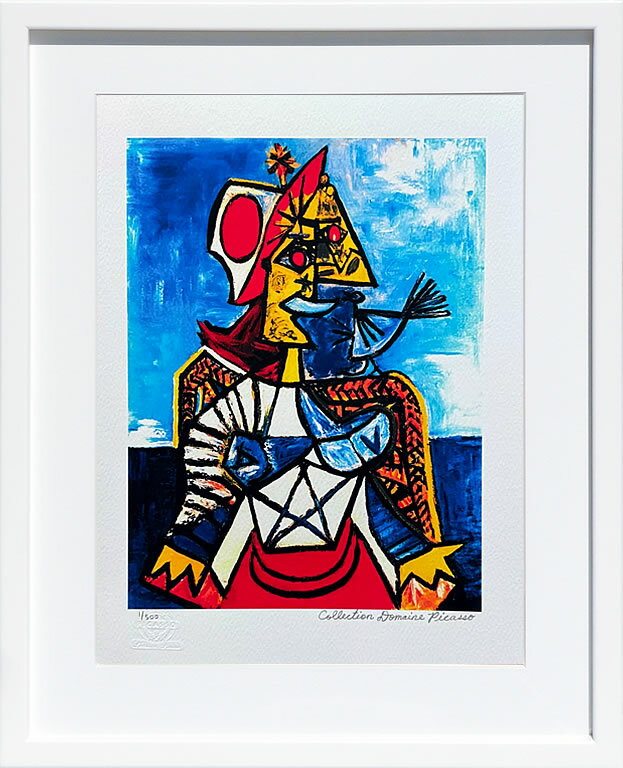 パブロ ピカソ 絵画 絵 ポスター アートパネル アートポスター モダン アート リトグラフ ゲルニカ 鳩 ドローイング 複製画 版画 作品 シルクスクリーン 絵画インテリア フレーム付き 壁掛け 北欧 おしゃれパブロ・ピカソ Woman with Bird