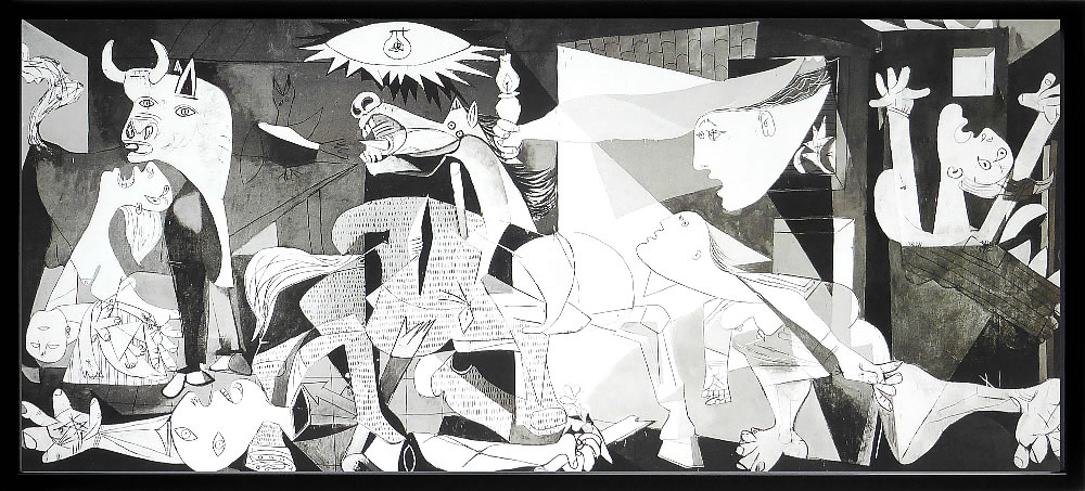 パブロ ピカソ 絵画 絵 ポスター アートパネル アートポスター モダン アート リトグラフ ゲルニカ 鳩 ドローイング 複製画 版画 作品 シルクスクリーン 絵画インテリア フレーム付き 壁掛け 北欧 おしゃれパブロ・ピカソ Guernica, 1937