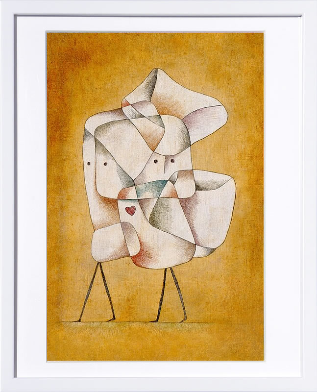 パウル クレー ポスター 絵画 絵 アートパネル アートポスター モダン アート 天使 複製画 版画 リトグラフ シルクスクリーン 絵画インテリア フレーム付き 北欧 おしゃれパウル・クレー Brother and Sister, 1930