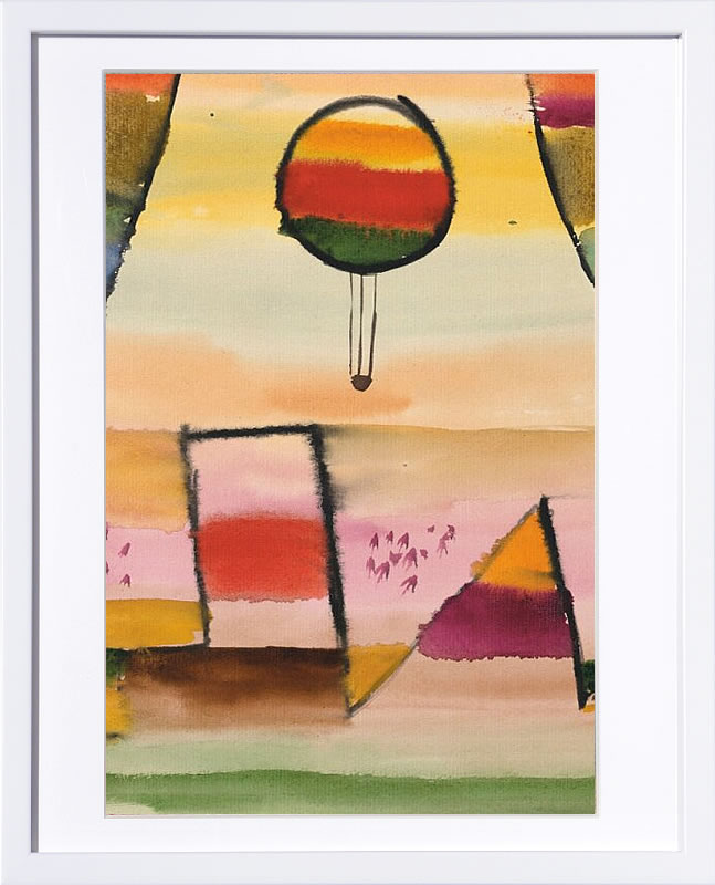 パウル クレー ポスター 絵画 絵 アートパネル アートポスター モダン アート 天使 複製画 版画 リトグラフ シルクスクリーン 絵画インテリア フレーム付き 北欧 おしゃれパウル・クレー The Balloon in the Window, 1929