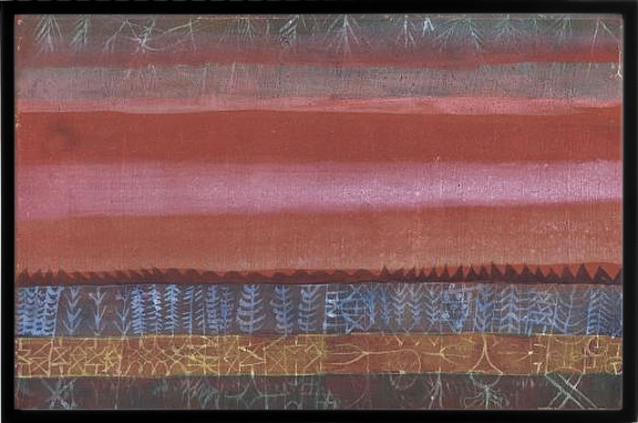 パウル クレー ポスター 絵画 絵 アートパネル アートポスター モダン アート 天使 複製画 版画 リトグラフ シルクスクリーン 絵画インテリア フレーム付き 北欧 おしゃれパウル・クレー Layered Landscape; Ebene Landschaft