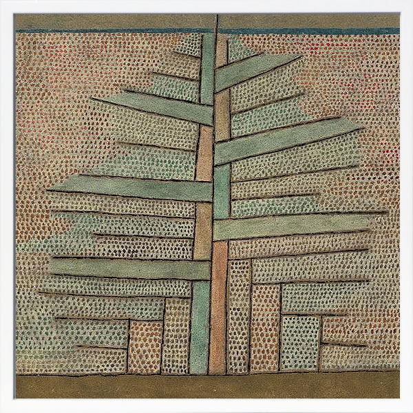 パウル クレー ポスター 絵画 絵 アートパネル アートポスター モダン アート 天使 複製画 版画 リトグラフ シルクスクリーン 絵画インテリア フレーム付き 北欧 おしゃれパウル・クレー Pine Tree, 1932