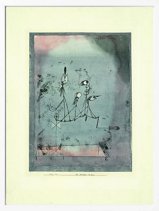 パウル クレー ポスター 絵画 絵 アートパネル アートポスター モダン アート 天使 複製画 版画 リトグラフ シルクスクリーン 絵画インテリア フレーム付き 北欧 おしゃれパウル・クレー Twittering Machine