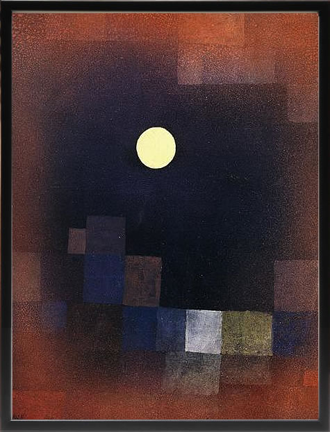 パウル クレー ポスター 絵画 絵 アートパネル アートポスター モダン アート 天使 複製画 版画 リトグラフ シルクスクリーン 絵画インテリア フレーム付き 北欧 おしゃれパウル・クレー Moonrise