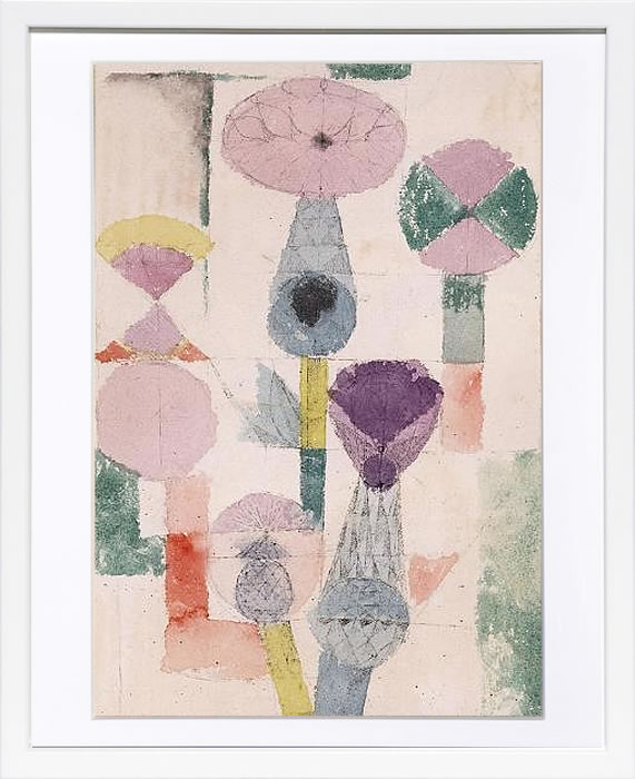 パウル クレー ポスター 絵画 絵 アートパネル アートポスター モダン アート 天使 複製画 版画 リトグラフ シルクスクリーン 絵画インテリア フレーム付き 北欧 おしゃれパウル・クレー Thistle Bloom