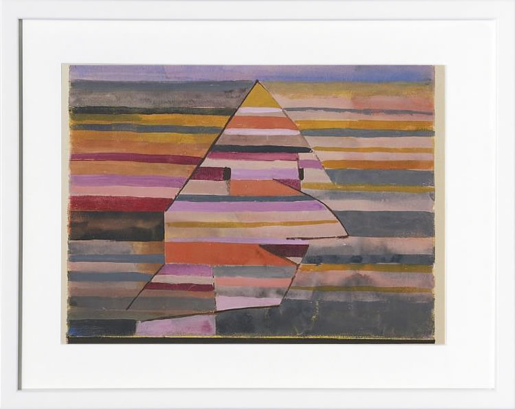 パウル クレー ポスター 絵画 絵 アートパネル アートポスター モダン アート 天使 複製画 版画 リトグラフ シルクスクリーン 絵画インテリア フレーム付き 北欧 おしゃれパウル・クレー The Pyramid Clown