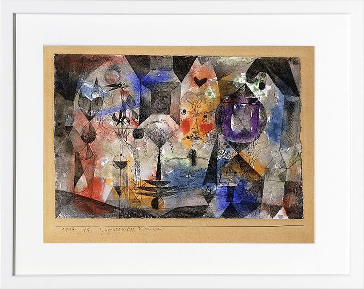 パウル クレー ポスター 絵画 絵 アートパネル アートポスター モダン アート 天使 複製画 版画 リトグラフ シルクスクリーン 絵画インテリア フレーム付き 北欧 おしゃれパウル・クレー Concentrierter Roman