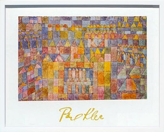 パウル クレー ポスター 絵画 絵 アートパネル アートポスター モダン アート 天使 複製画 版画 リトグラフ シルクスクリーン 絵画インテリア フレーム付き 北欧 おしゃれパウル・クレー Temple Order of Pert 1928