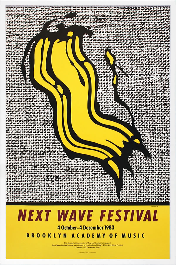 ロイ リキテンスタイン ポスター 絵画 アートパネル アートポスター ポップ アート 絵 複製画 版画 リトグラフ シルクスクリーン アートフレーム インテリア フレーム付き 壁掛け 北欧 おしゃれロイ・リキテンスタイン Next Wave Festival
