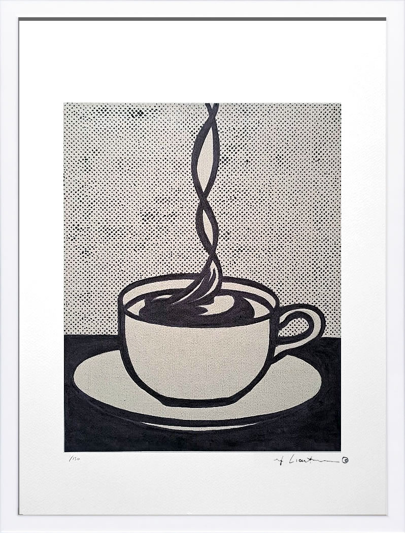 ロイ リキテンスタイン ポスター 絵画 アートパネル アートポスター ポップ アート 絵 複製画 版画 リトグラフ シルクスクリーン アートフレーム インテリア フレーム付き 壁掛け 北欧 おしゃれロイ・リキテンスタイン Coffee