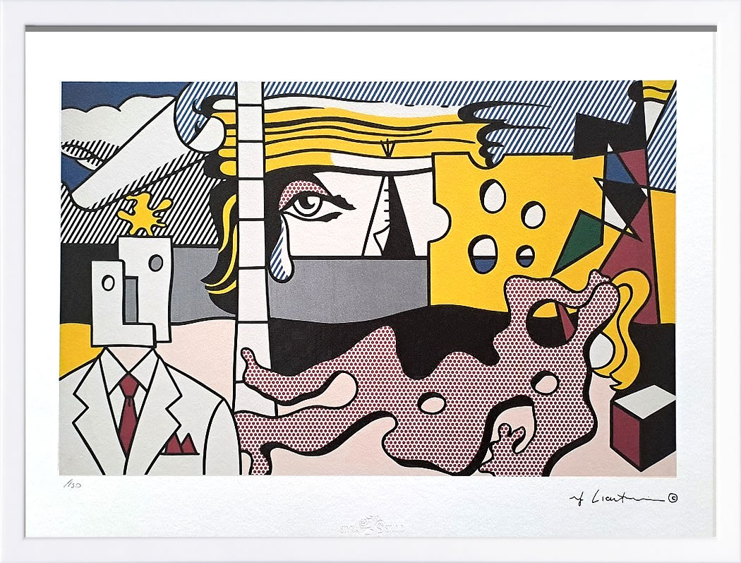 樂天商城 - ロイ リキテンスタイン ポスター 絵画 アートパネル アートポスター ポップ アート 絵 複製画 版画 リトグラフ シルクスクリーン アートフレーム インテリア フレーム付き 壁掛け 北欧 おしゃれロイ・リキテンスタイン Tear