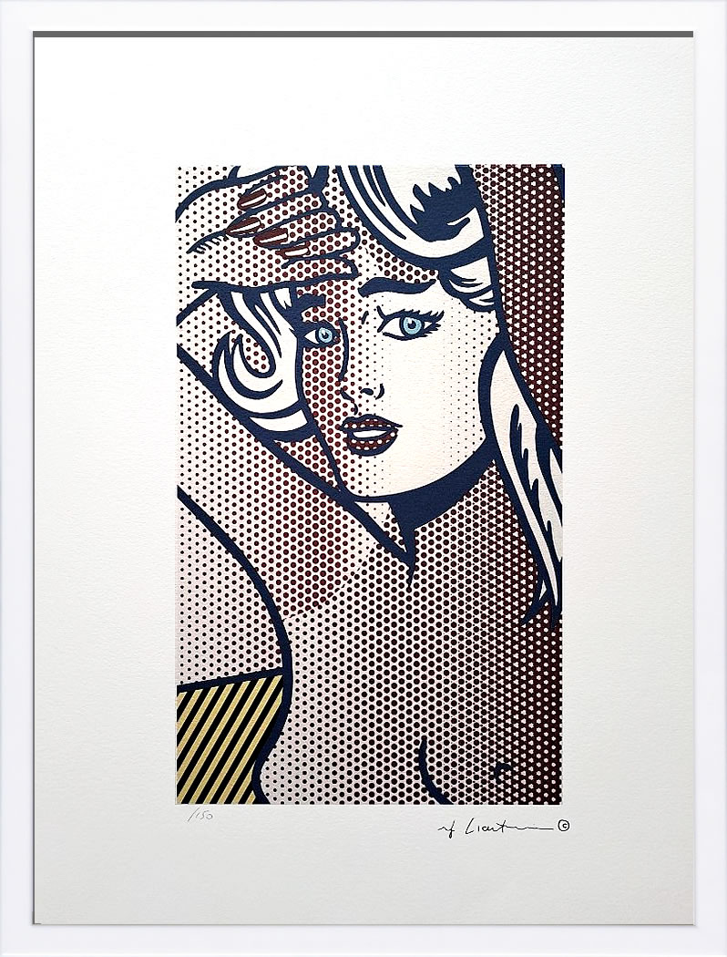 ロイ リキテンスタイン ポスター 絵画 アートパネル アートポスター ポップ アート 絵 複製画 版画 リトグラフ シルクスクリーン アートフレーム インテリア フレーム付き 壁掛け 北欧 おしゃれロイ・リキテンスタイン Standing Nude