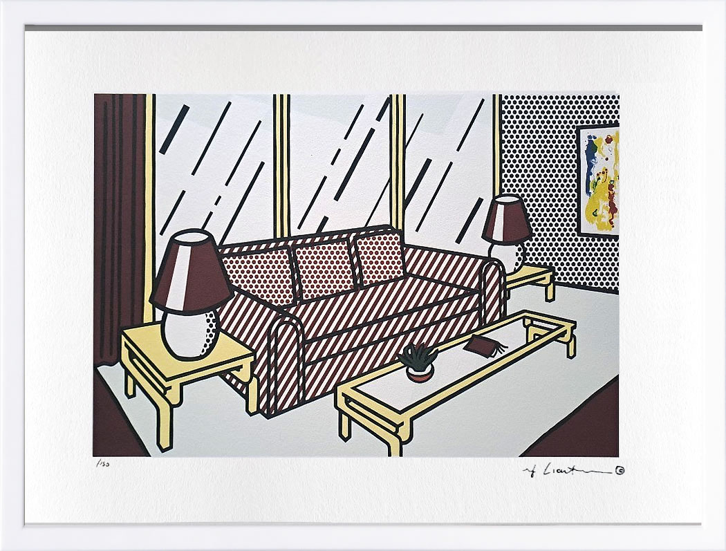 樂天商城 - ロイ リキテンスタイン ポスター 絵画 アートパネル アートポスター ポップ アート 絵 複製画 版画 リトグラフ シルクスクリーン アートフレーム インテリア フレーム付き 壁掛け 北欧 おしゃれロイ・リキテンスタイン Red Lamps