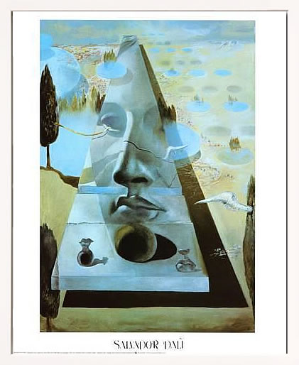 【ライセンスプリント】サルバドール ダリ リトグラフ 版画 絵画 ポスター アートパネル モダン アート 絵 複製画 抽象画 作品 シルクスクリーン アートフレーム インテリア フレーム付き 壁掛け 北欧 おしゃれ 大きいサルヴァドール・ダリ Apparition of the Face