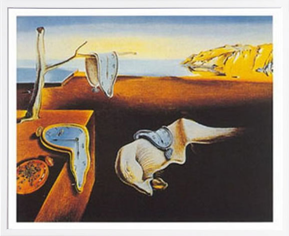 【ライセンスプリント】サルバドール ダリ リトグラフ 版画 絵画 ポスター アートパネル モダン アート 絵 複製画 抽象画 作品 シルクスクリーン アートフレーム インテリア フレーム付き 壁掛け 北欧 おしゃれ 大きいサルヴァドール・ダリ Persistence of Memory