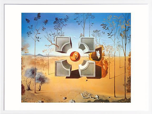 【ライセンスプリント】サルバドール ダリ リトグラフ 版画 絵画 ポスター アートパネル モダン アート 絵 複製画 抽象画 作品 シルクスクリーン アートフレーム インテリア フレーム付き 壁掛け 北欧 おしゃれ 大きいサルヴァドール・ダリ Untitled (Sans Titre)