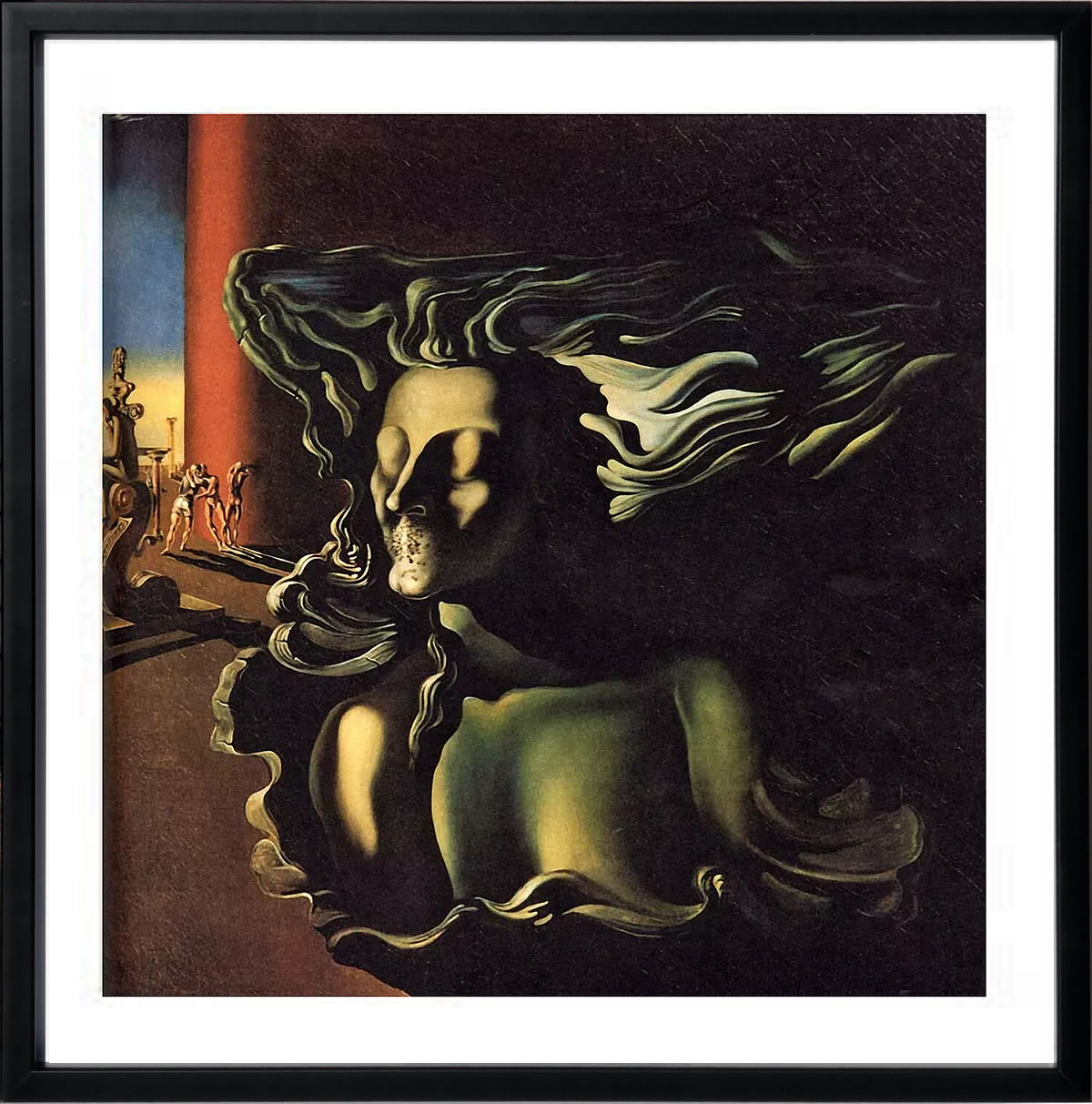 【ライセンスプリント】サルバドール ダリ リトグラフ 版画 絵画 ポスター アートパネル モダン アート 絵 複製画 抽象画 作品 シルクスクリーン アートフレーム インテリア フレーム付き 壁掛け 北欧 おしゃれ 大きいサルヴァドール・ダリ The Dream,1931