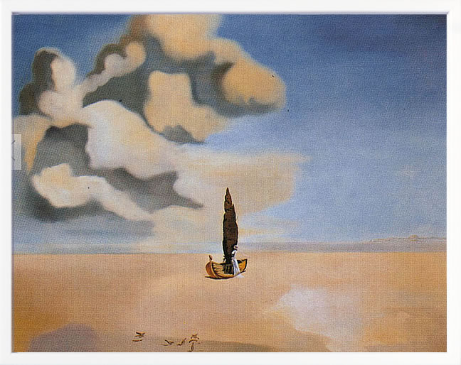 【ライセンスプリント】サルバドール ダリ リトグラフ 版画 絵画 ポスター アートパネル モダン アート 絵 複製画 抽象画 作品 シルクスクリーン アートフレーム インテリア フレーム付き 壁掛け 北欧 おしゃれ 大きいサルヴァドール・ダリ 従姉妹のカロリネッタの亡霊