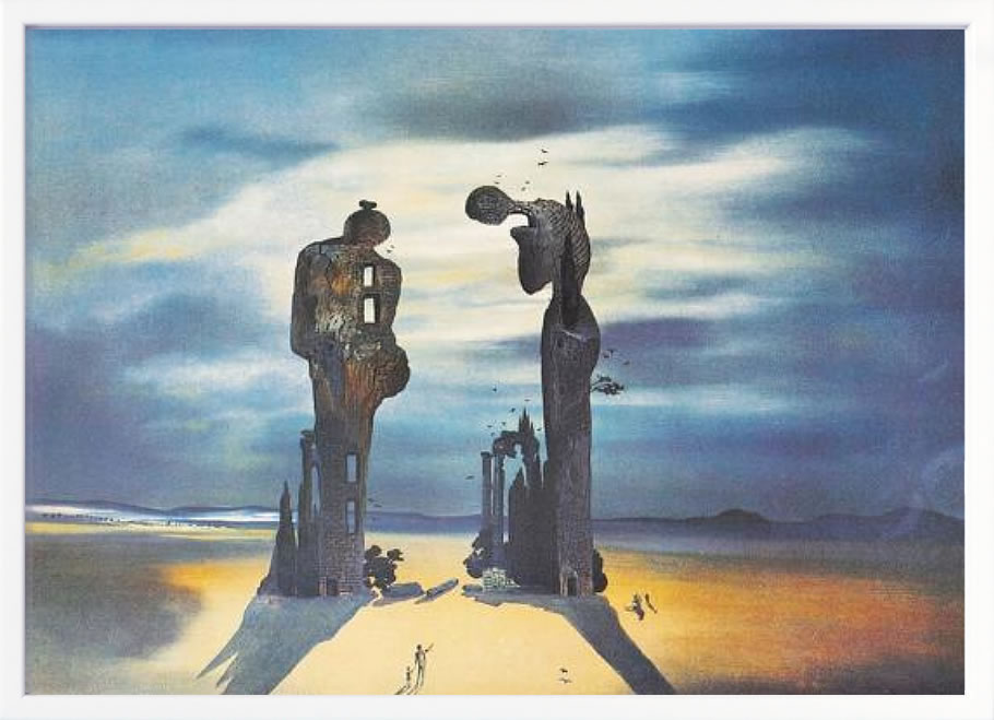 【ライセンスプリント】サルバドール ダリ リトグラフ 版画 絵画 ポスター アートパネル モダン アート 絵 複製画 抽象画 作品 シルクスクリーン アートフレーム インテリア フレーム付き 壁掛け 北欧 おしゃれ 大きいサルヴァドール・ダリ Reminescence Archeologique