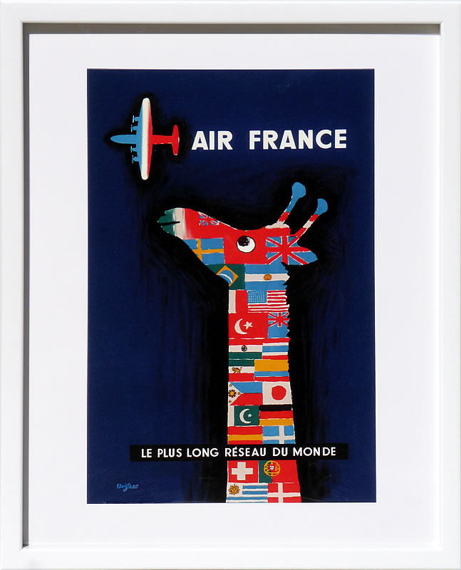 レイモン サヴィニャック サビニャック ポスター チョコレート グッズ 絵画 作品 アートパネル アートポスター アート 絵 複製画 版画 リトグラフ シルクスクリーン アートフレーム インテリア フレーム付き 壁掛け 北欧 おしゃれレイモン・サヴィニャック Air France