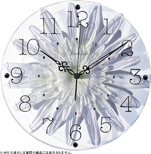壁掛け時計 掛け時計 ウォールクロック TICKAWAY アートフラワークロック 電波時計ではありません おしゃれ シンプル 北欧 木製 かわいい 造花 デザイナーズ アンティーク モダン インテリア 高級 贈答品 新築祝い