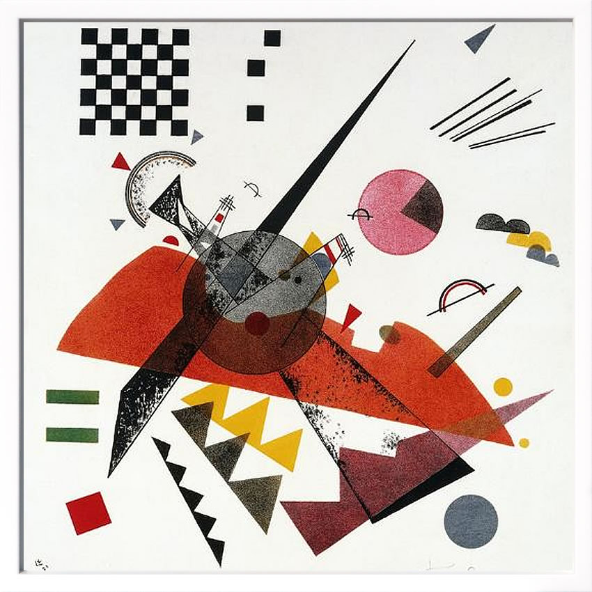 樂天商城 - ワシリー カンディンスキー 絵画 絵 ポスター アートパネル アートポスター モダン アート 複製画 版画 リトグラフ シルクスクリーン 絵画インテリア フレーム付き 北欧 おしゃれワシリー・カンディンスキー Orange (Roethel 180), 1923