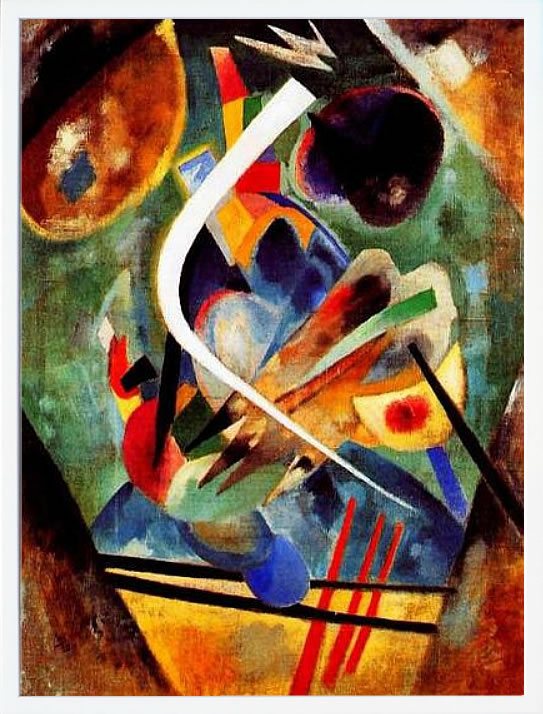 【ライセンスプリント】ワシリー カンディンスキー ポスター モダン アート 絵画 絵 複製画 版画 作品 リトグラフ シルクスクリーン アートパネル アートポスター インテリア フレーム付き 抽象画 壁掛け 北欧 おしゃれワシリー・カンディンスキー Composition